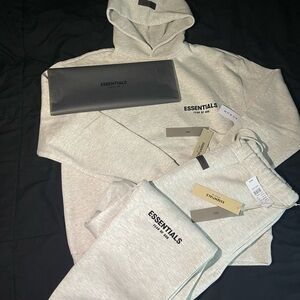 Fear of God Essentials Light Gray Sweatpants